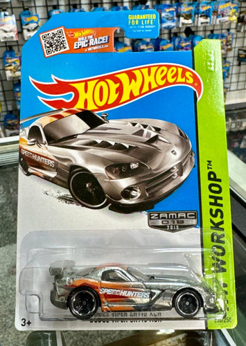 2015 Hot Wheels Dodge Viper SRT10 ACR Zamac HW Workshop Series - American Stanced