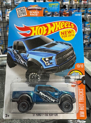 2016 Hot Wheels '17 FordF - 150 Raptor Hot Trucks Series 10/10 