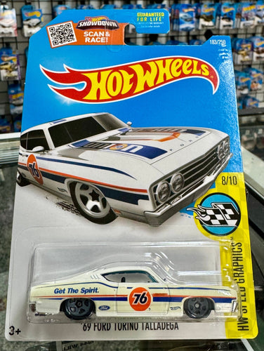2016 Hot Wheels '69 Ford Torino Talladega Speed Graphics Serie 8/10 