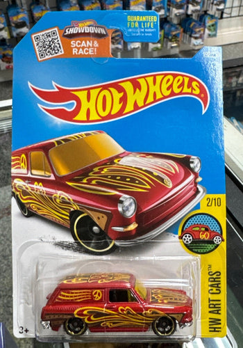 2016 Hot Wheels '69 VW Squareback HW Art Cards Series 
