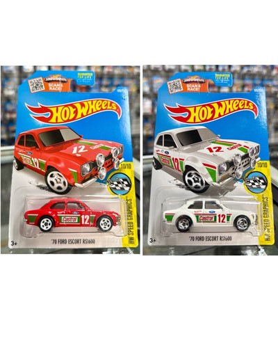 2016 Hot Wheels '70 Ford Escort RS1600 Speed Graphics Series 