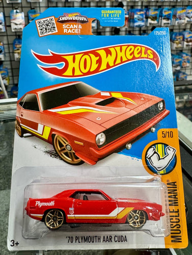 2016 Hot Wheels '70 Plymouth AAR Cuda Muscle Mania Series 5/10 