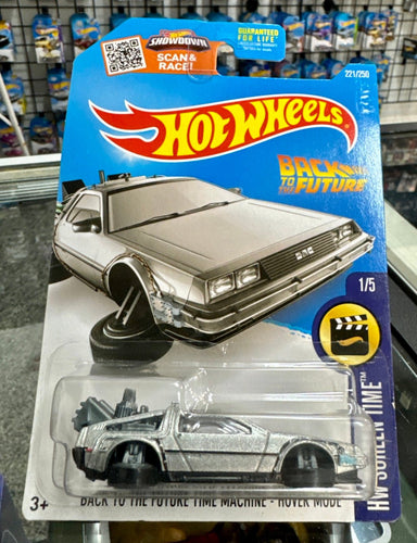 2016 Hot Wheels Back to The Future Time Machine - Hover Mode HW Screen Time Series - American Stanced
