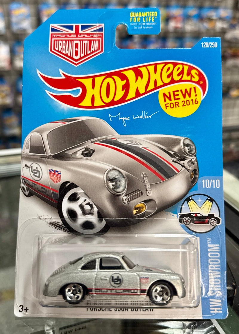 Load image into Gallery viewer, 2016 Hot Wheels Custom 356A Outlaw #10/10 Silver or Black - American Stanced
