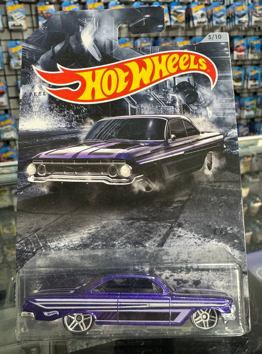 2018 Hot Wheels 61 Impala American Steel Series 5/10 - American Stanced
