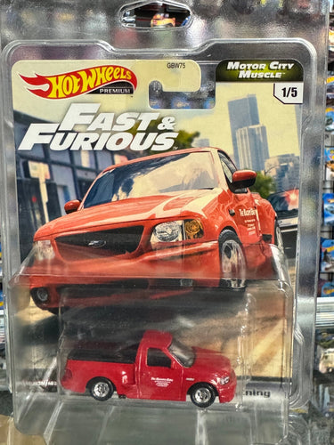 2018 Hot Wheels Ford F - 150 SVT Lightning Fast & Furious Motor City Muscle Series 