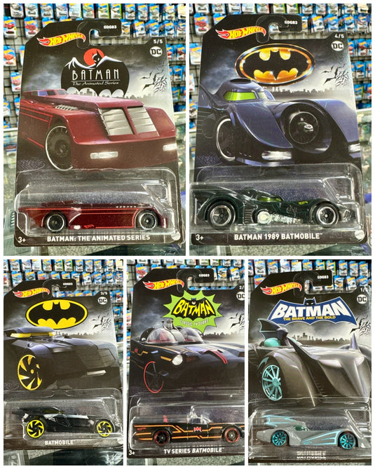 2020 Hot Wheels Batman DC Comics Series set of 5 - American Stanced