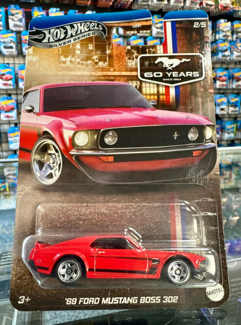 Load image into Gallery viewer, 2024 Hot Wheels 60th Silver Anniversary Mustang Series - American Stanced
