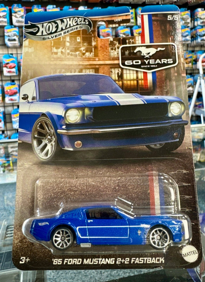 Load image into Gallery viewer, 2024 Hot Wheels 60th Silver Anniversary Mustang Series - American Stanced
