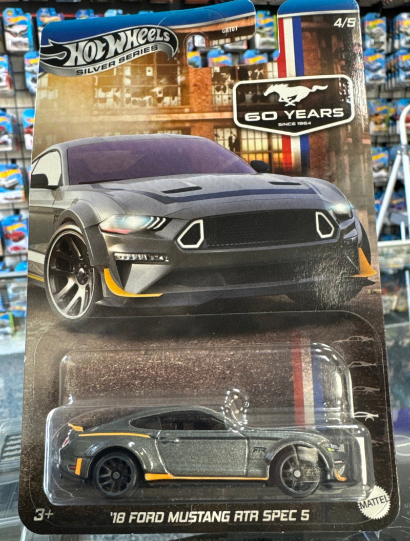 Load image into Gallery viewer, 2024 Hot Wheels 60th Silver Anniversary Mustang Series - American Stanced
