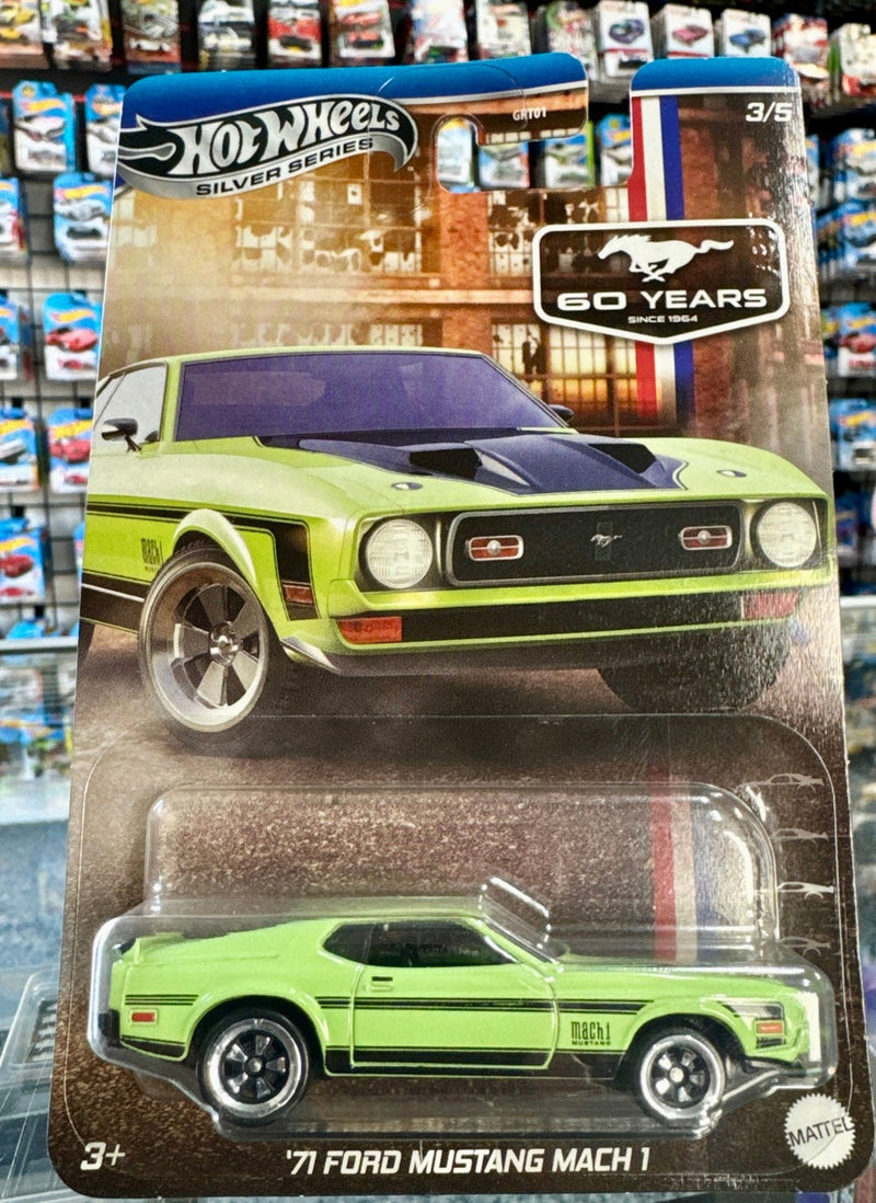 Load image into Gallery viewer, 2024 Hot Wheels 60th Silver Anniversary Mustang Series - American Stanced
