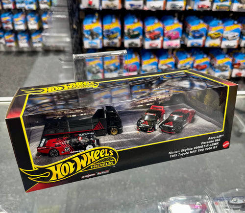 Hot Wheels Premium Diorama Advan 4 car Set