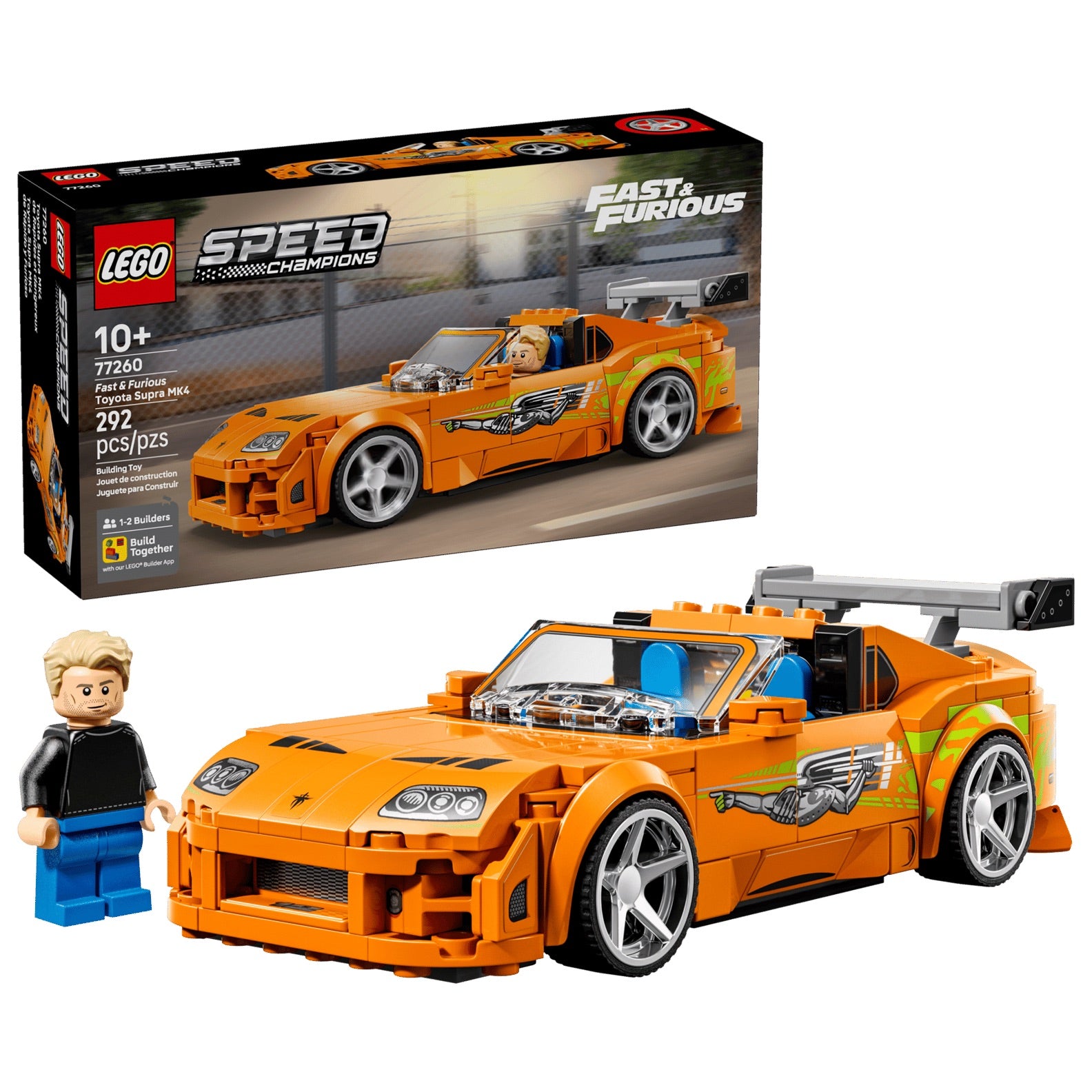 Brian O'Conner The Fast and Furious Back Toyota Supra MK4