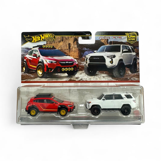 Hot Wheels Car Culture 2-Pack Subaru Crosstrek & '18 Toyota 4Runner