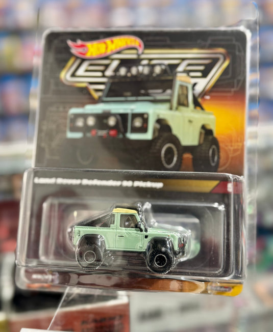 Hot Wheels Elite 64 Land Rover Defender 90 Pickup