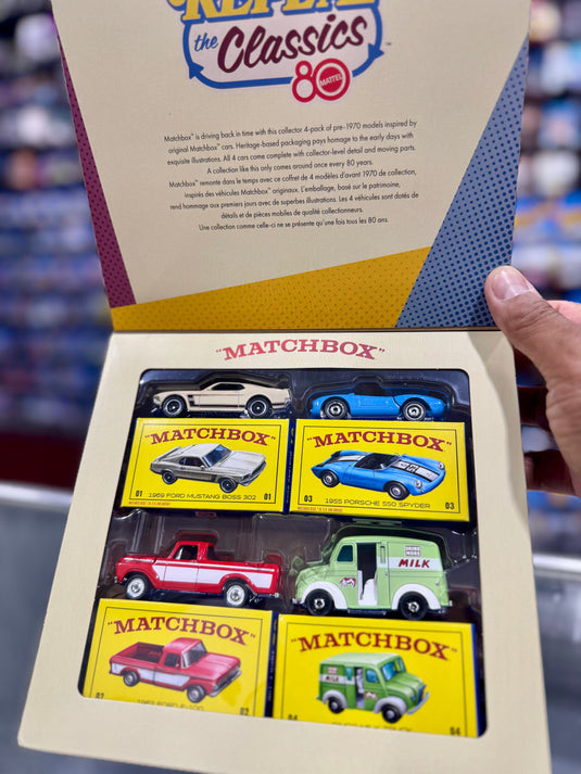 Matchbox Replay the Classics 4 Car Set