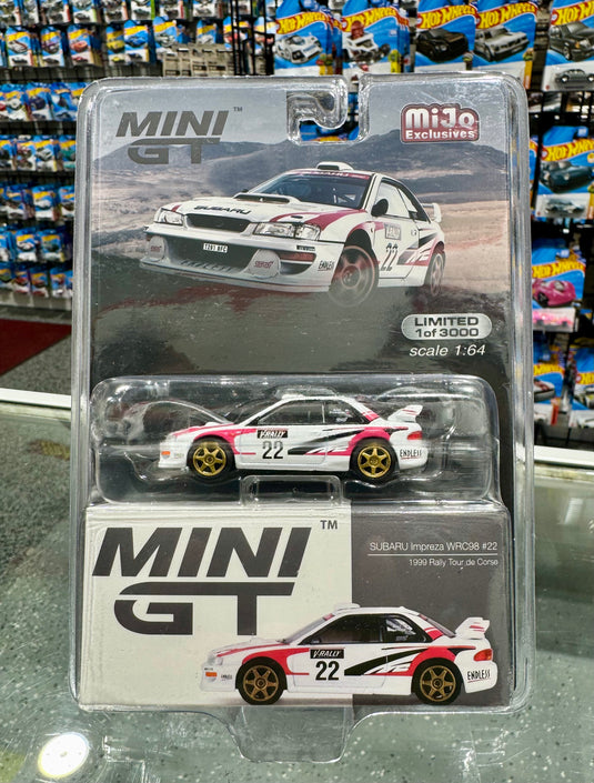Mini GT MiJo Exclusive Subaru Impreza WRC98 #22