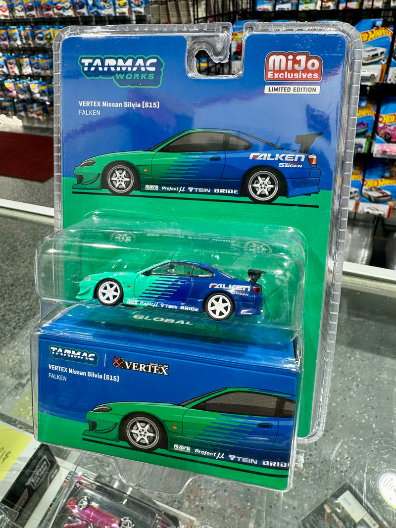 Load image into Gallery viewer, Tarmac Works MiJo Exclusive Falcon Vertex Nissan Silvia (S15)
