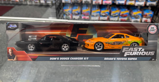 Dom's Charger, Brain's Supra or Han's Mazda RX-7 and GR Supra