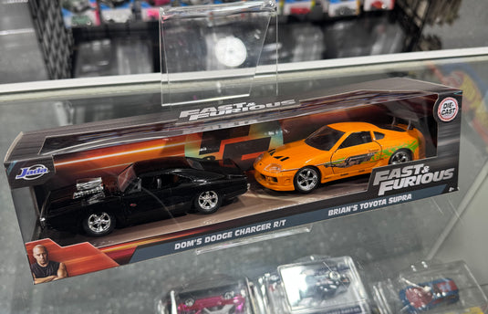Dom's Charger, Brain's Supra or Han's Mazda RX-7 and GR Supra