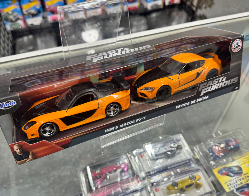 Load image into Gallery viewer, Dom&#39;s Charger, Brain&#39;s Supra or Han&#39;s Mazda RX-7 and GR Supra
