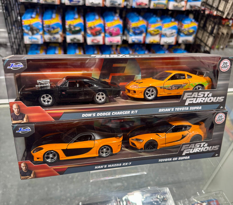 Load image into Gallery viewer, Dom&#39;s Charger, Brain&#39;s Supra or Han&#39;s Mazda RX-7 and GR Supra

