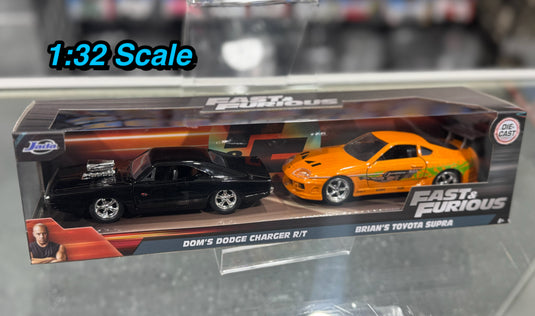 Dom's Charger, Brain's Supra or Han's Mazda RX-7 and GR Supra