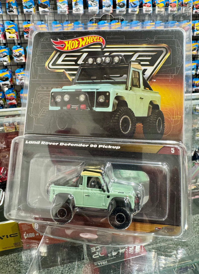 Load image into Gallery viewer, Hot Wheels Elite 64 Land Rover Defender 90 Pickup

