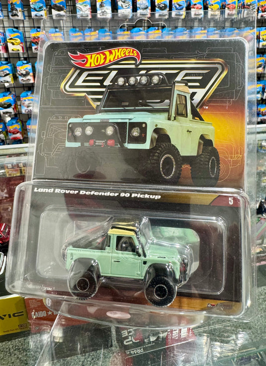 Hot Wheels Elite 64 Land Rover Defender 90 Pickup