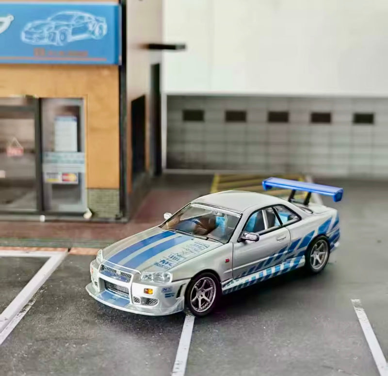 Load image into Gallery viewer, Brian O&#39;Conner Nissan GTR R34 from Fast and Furious
