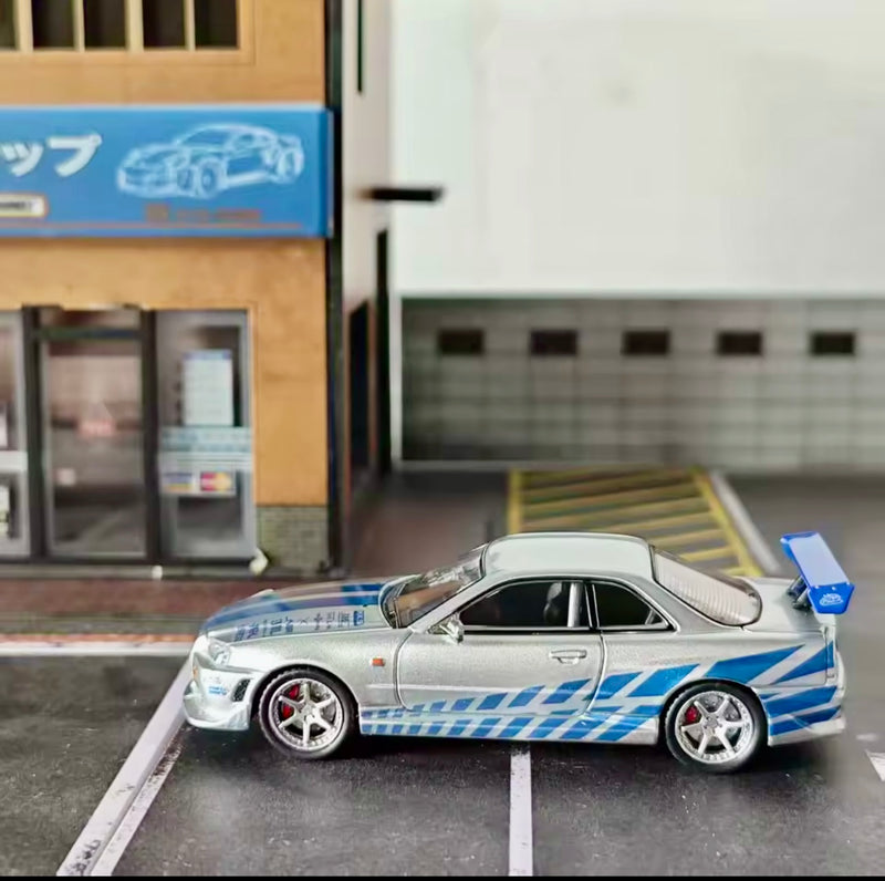 Load image into Gallery viewer, Brian O&#39;Conner Nissan GTR R34 from Fast and Furious
