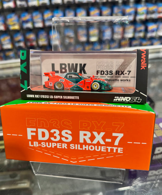 Inno64 LBWK Mazda RX7 FD3S Super Silhouette Liberty Walk Malaysia EXPO "CHASE"