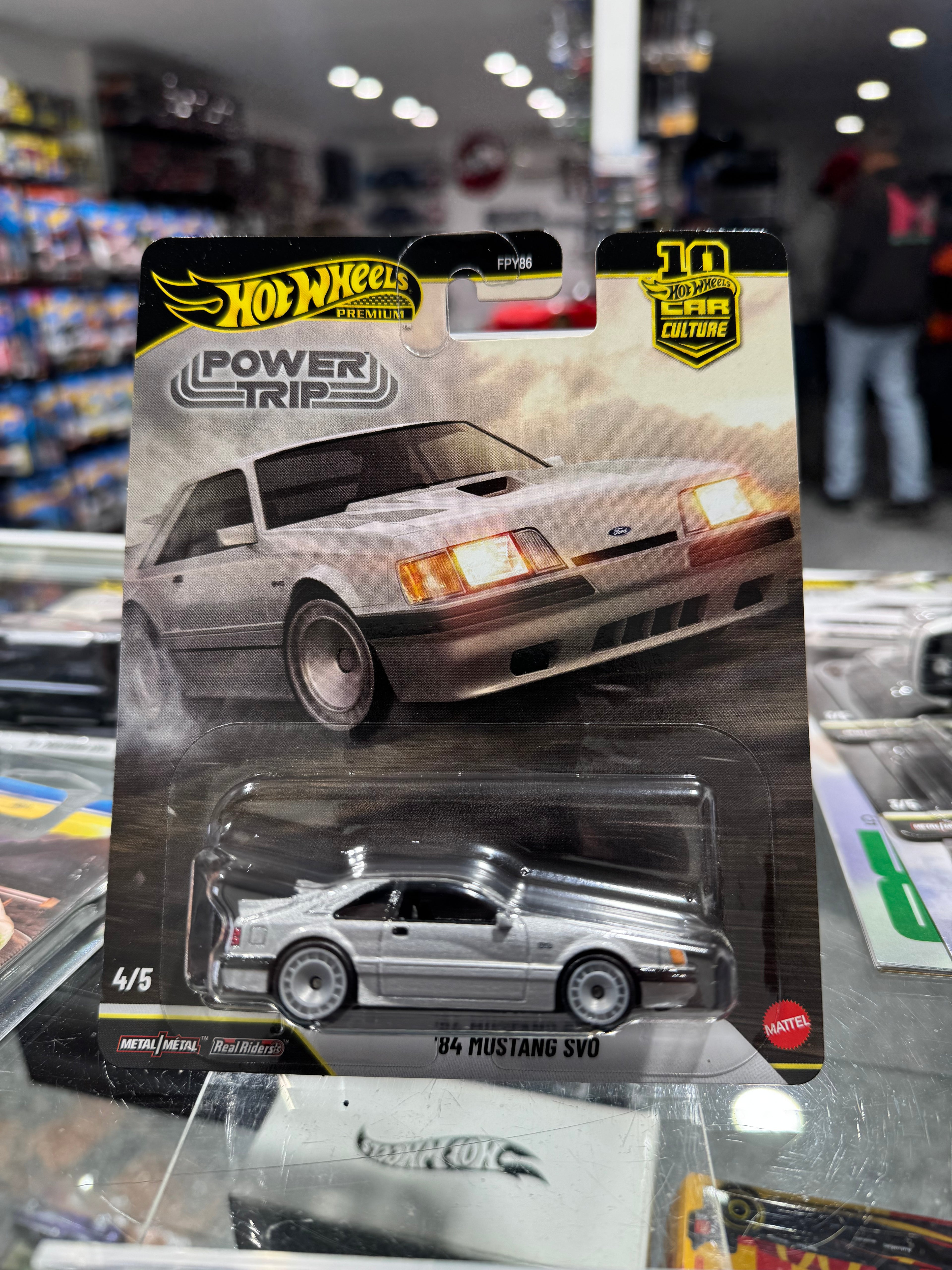 Hot Wheels Car Culture Power Trip Series '84 Ford Mustang SVO
