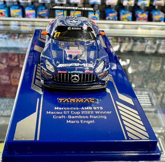 Tarmac Works Mercedes-AMG GT3 Macau GT Cup 2022 Winner Craft-Bamboo Racing Maro Engel