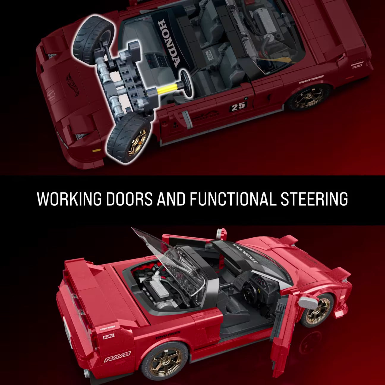 Mattel Brick  Shop Hot Wheels '90 Acura NSX