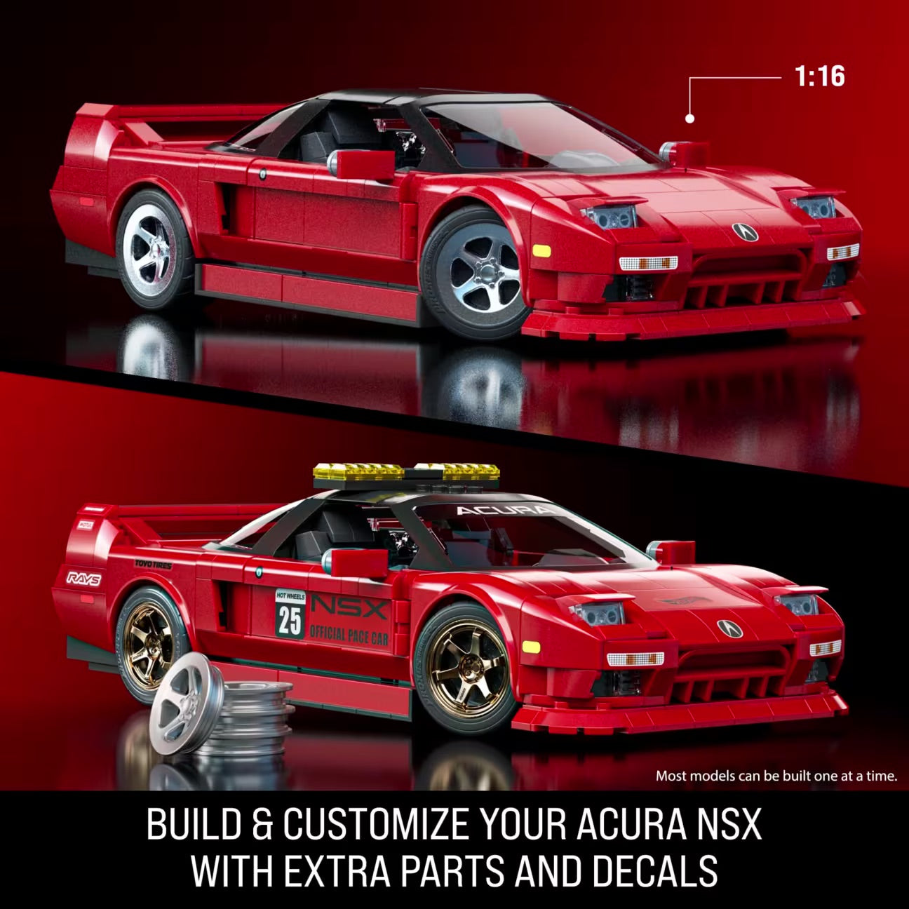 Mattel Brick  Shop Hot Wheels '90 Acura NSX
