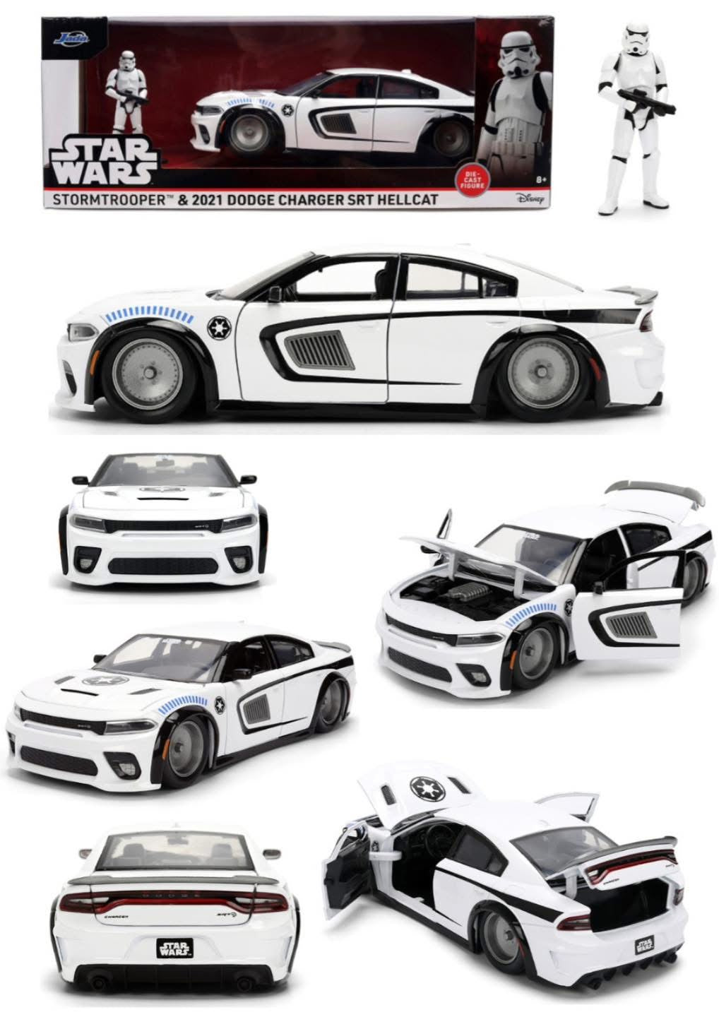 Jada Toys RDD2 Beetle / Storm Trooper Dodge Charger