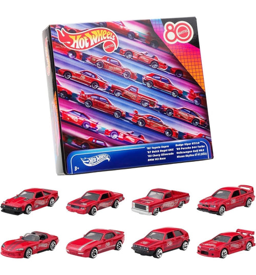 Hot Wheels 80th Anniversary 8 Car Set