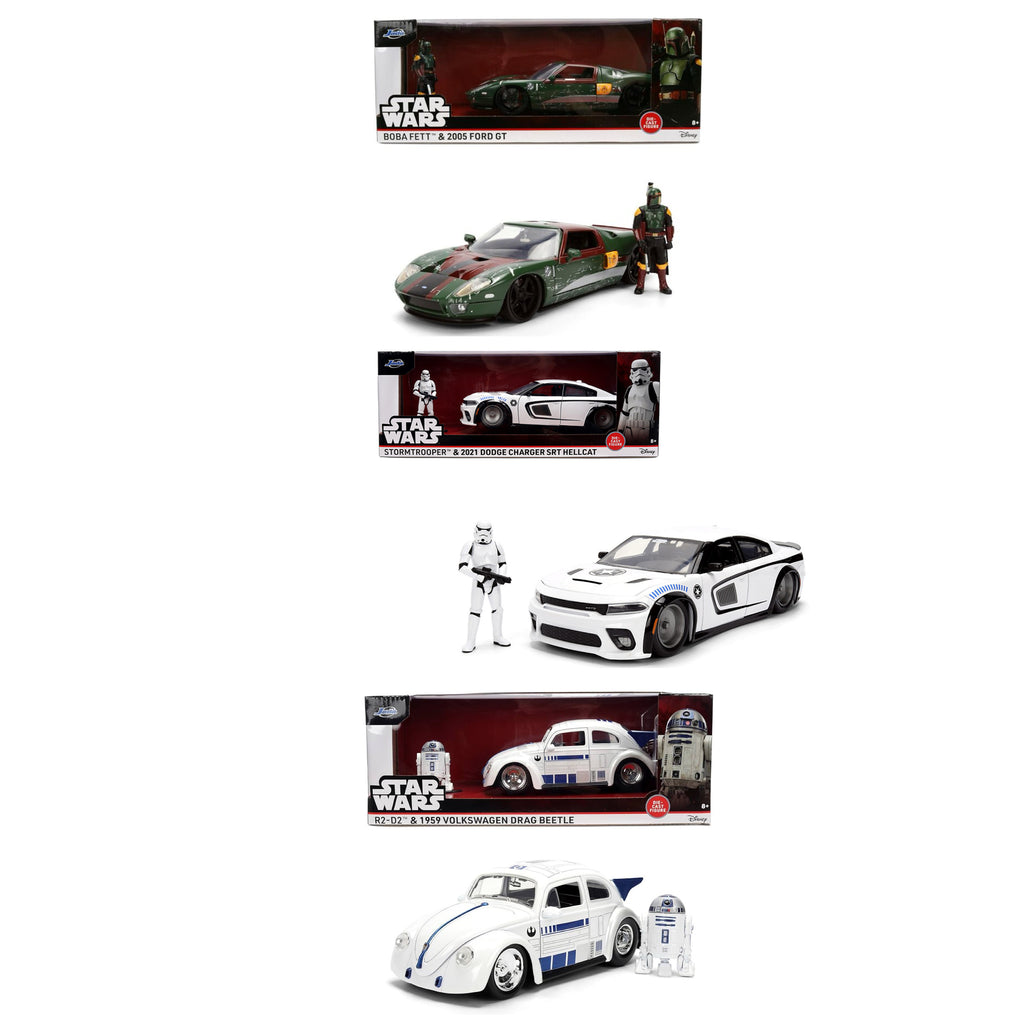 Jada Toys RDD2 Beetle / Storm Trooper Dodge Charger