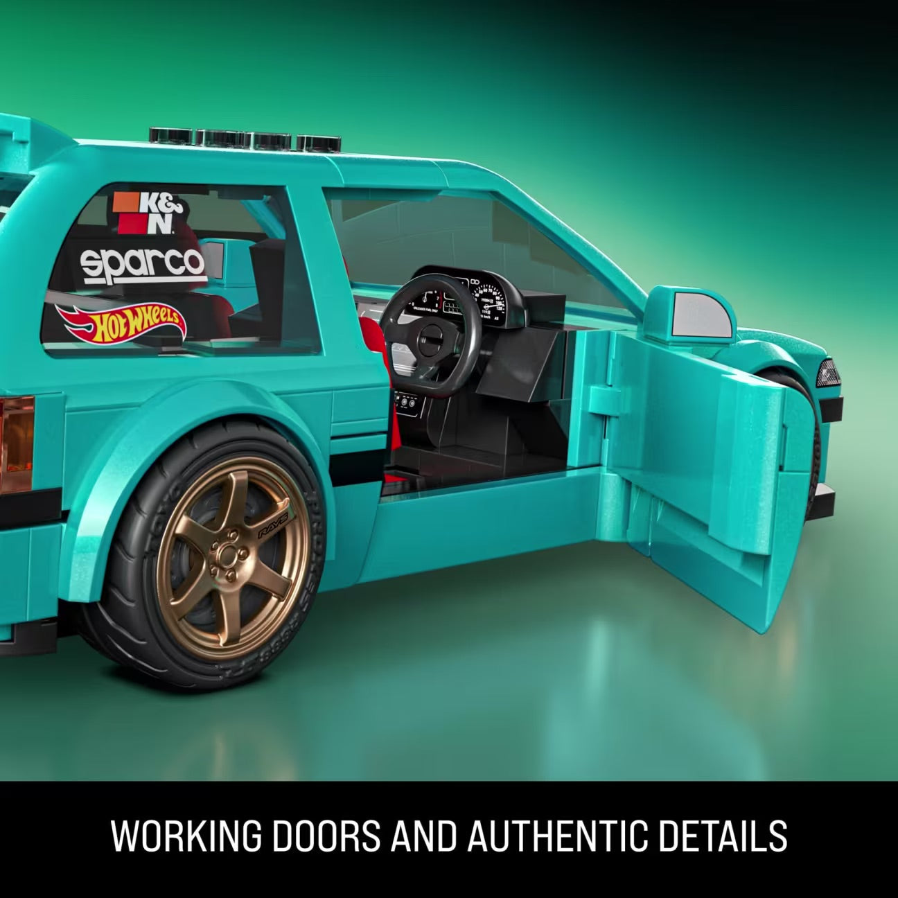 Mattel Brick Shop Hot Wheels Custom ’90 Honda Civic Ef Building Kit