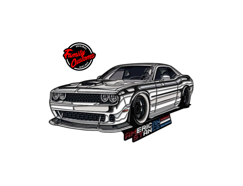 Load image into Gallery viewer, Dodge Challenger Custom Enamel Collector Pins

