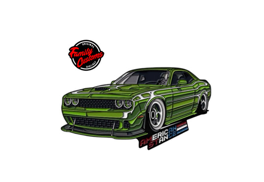 Dodge Challenger Custom Enamel Collector Pins