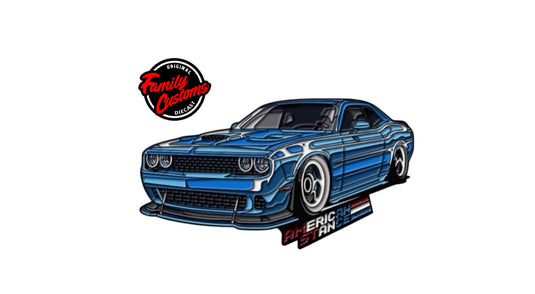 Dodge Challenger Custom Enamel Collector Pins
