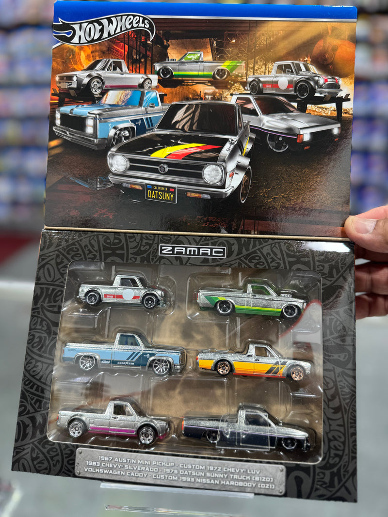 Load image into Gallery viewer, Hot Wheels Zamac 6 Truck Set Walmart Exclusive
