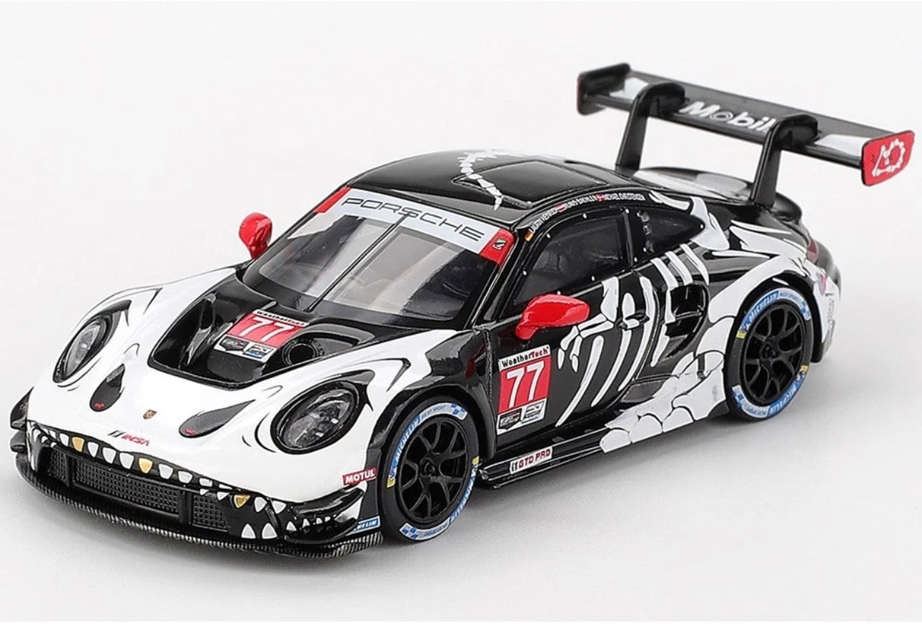 PORSCHE 911 GT3 R #77 SKELETON REXY PETIT LE MANS 2025 MINI GT