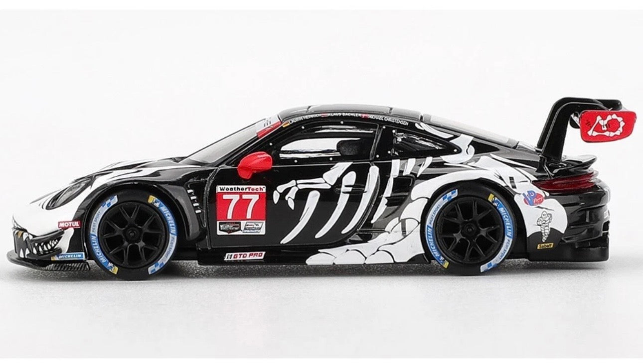 PORSCHE 911 GT3 R #77 SKELETON REXY PETIT LE MANS 2025 MINI GT