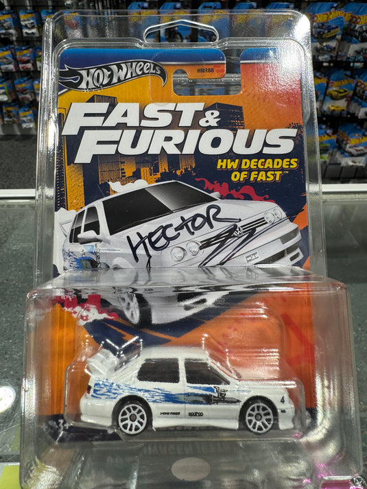 Hot Wheels Fast & Furious Volkswagen Jetta MK3 Silver Series 'Autographed'