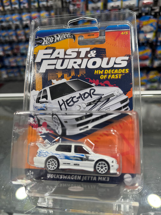 Hot Wheels Fast & Furious Volkswagen Jetta MK3 Silver Series 'Autographed'