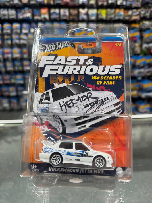 Hot Wheels Fast & Furious Volkswagen Jetta MK3 Silver Series 'Autographed'
