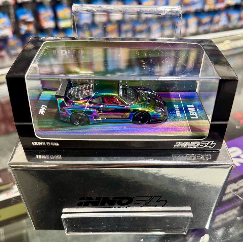 Load image into Gallery viewer, INNO64 LBWK Ferrari F40 Neo Chrome &quot;CHASE&quot;
